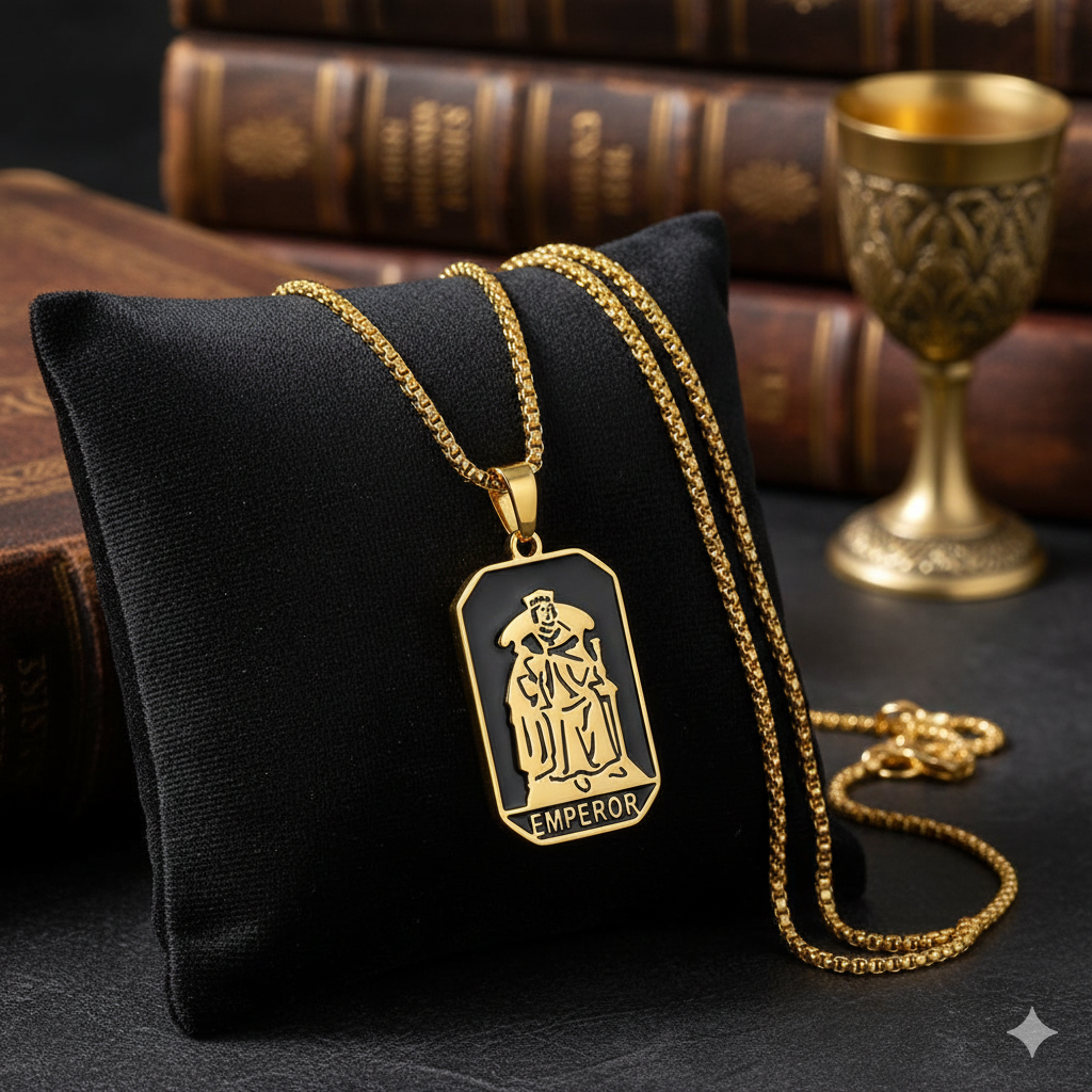 🦁Emperor Tarot Pendant Necklace