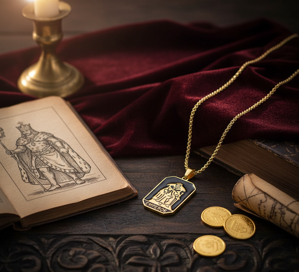 🦁Emperor Tarot Pendant Necklace
