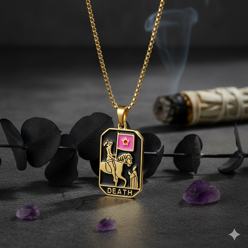 ⚰️Death Tarot Pendant Necklace