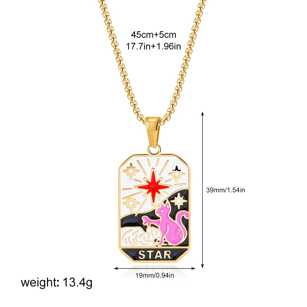 ⭐Star Tarot Pendant Necklace