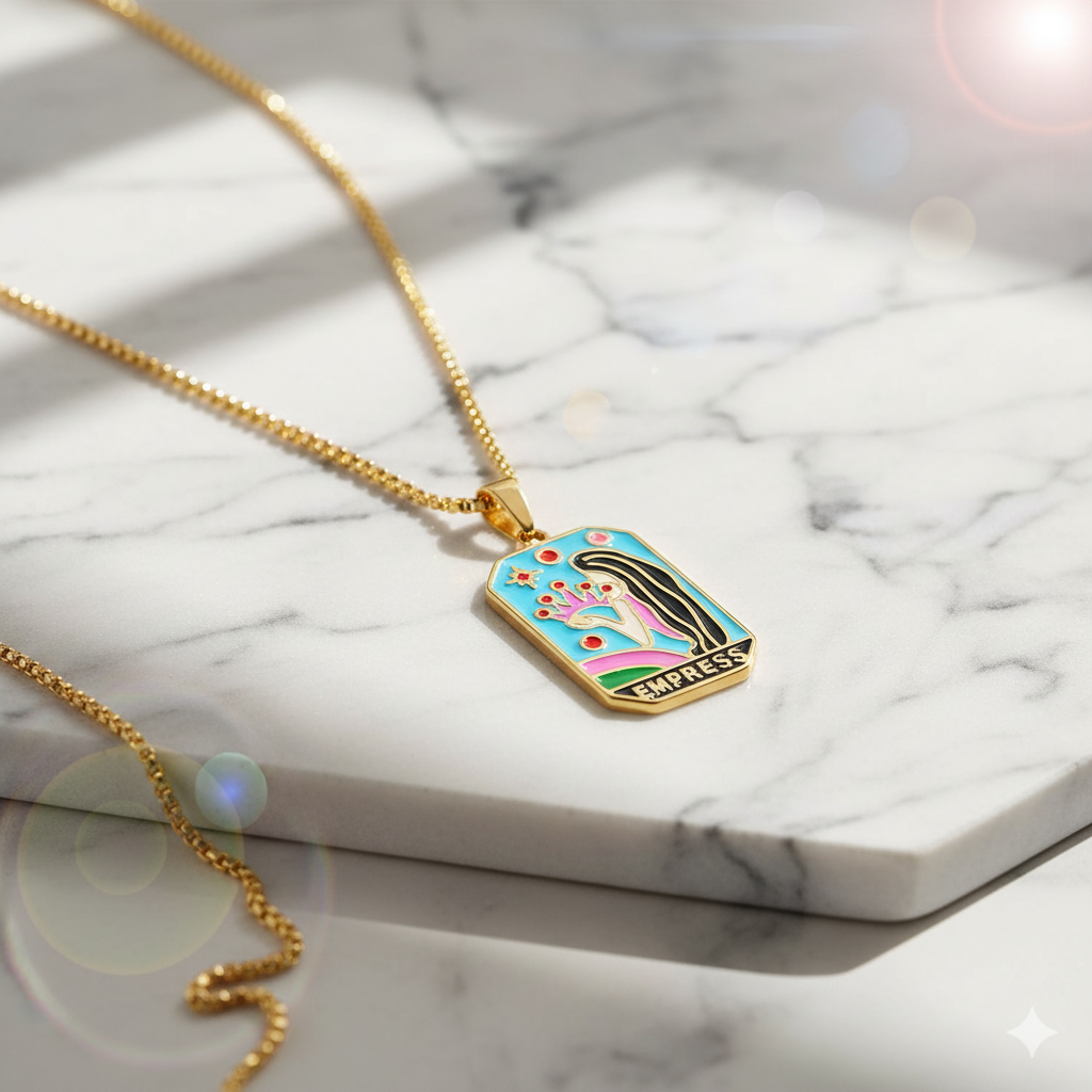 👑Empress Tarot Pendant Necklace