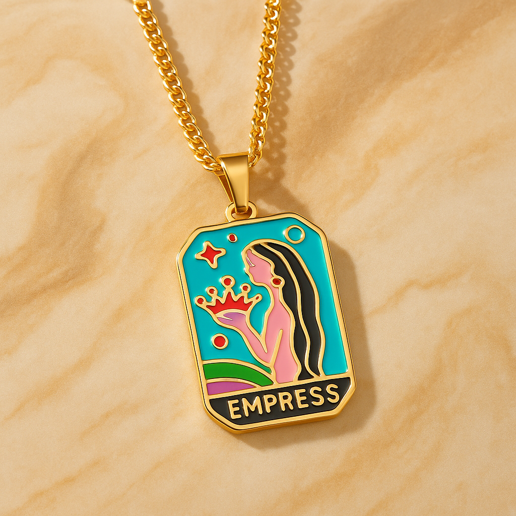 👑Empress Tarot Pendant Necklace