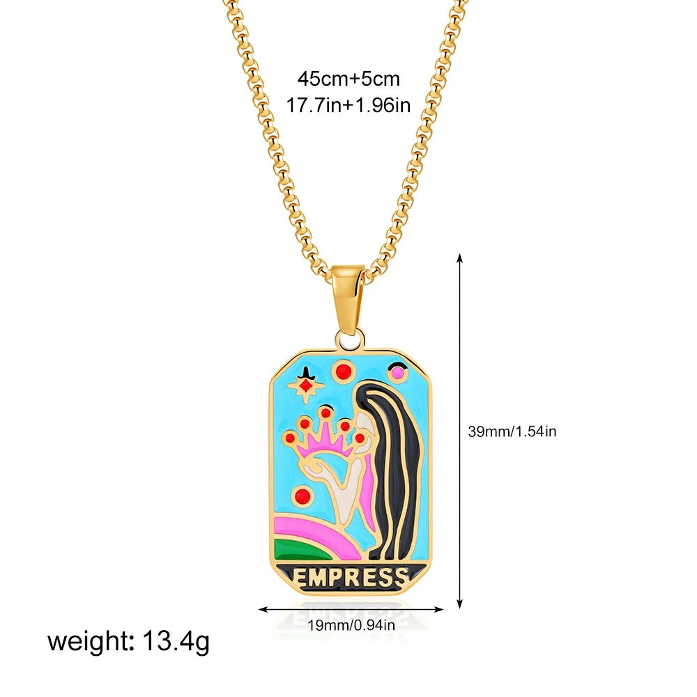👑Empress Tarot Pendant Necklace