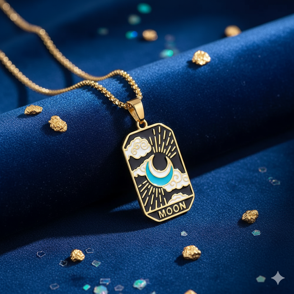 🌙Moon Tarot Pendant Necklace