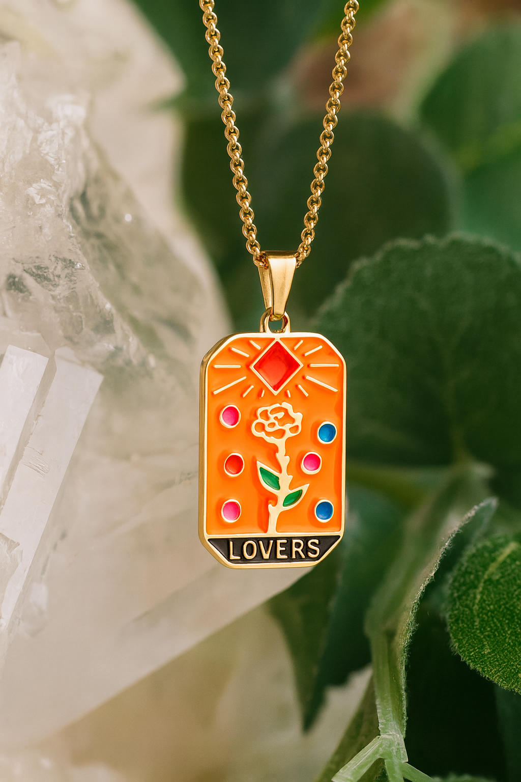 💞Lovers Tarot Pendant Necklace