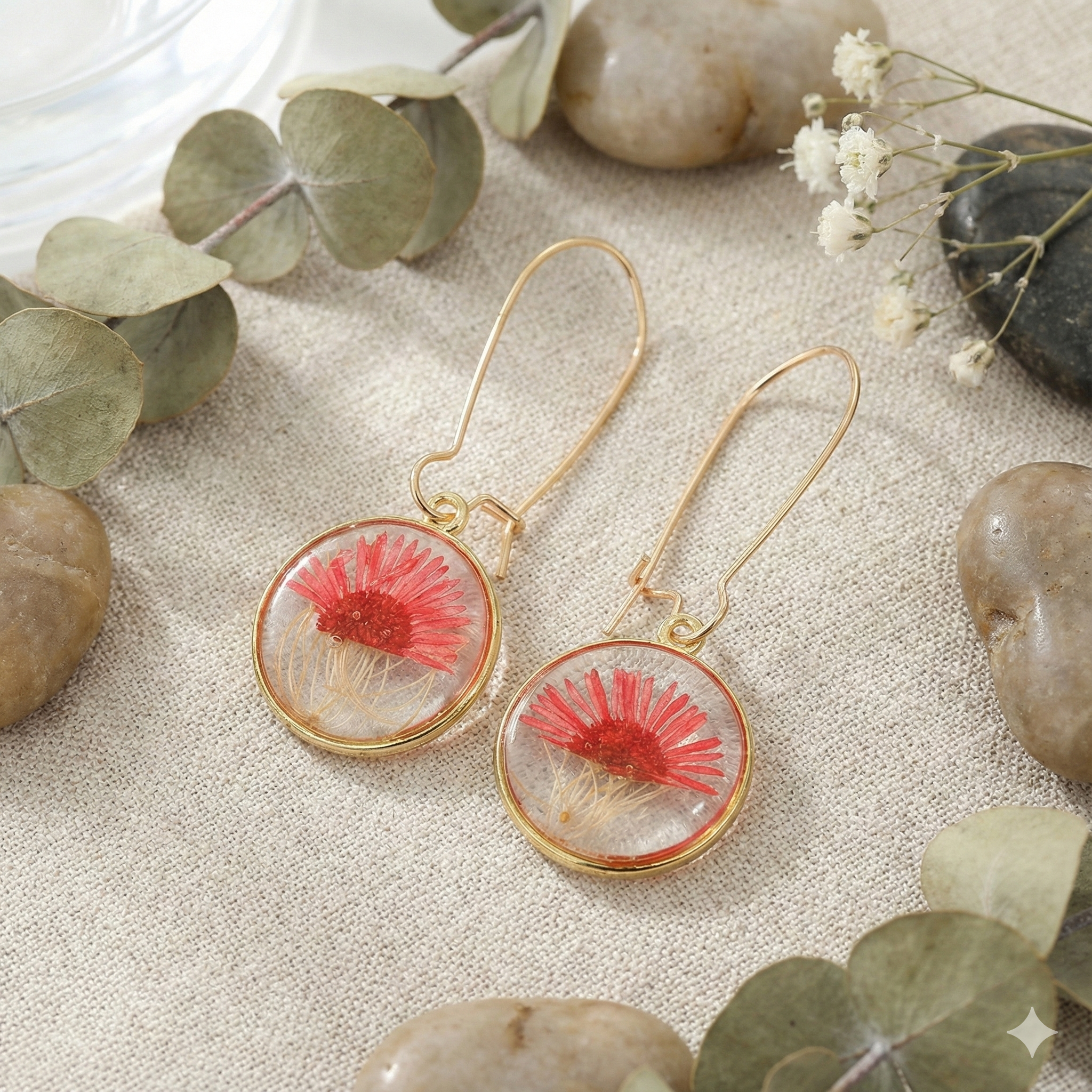 Ruby Bloom Botanica Earrings