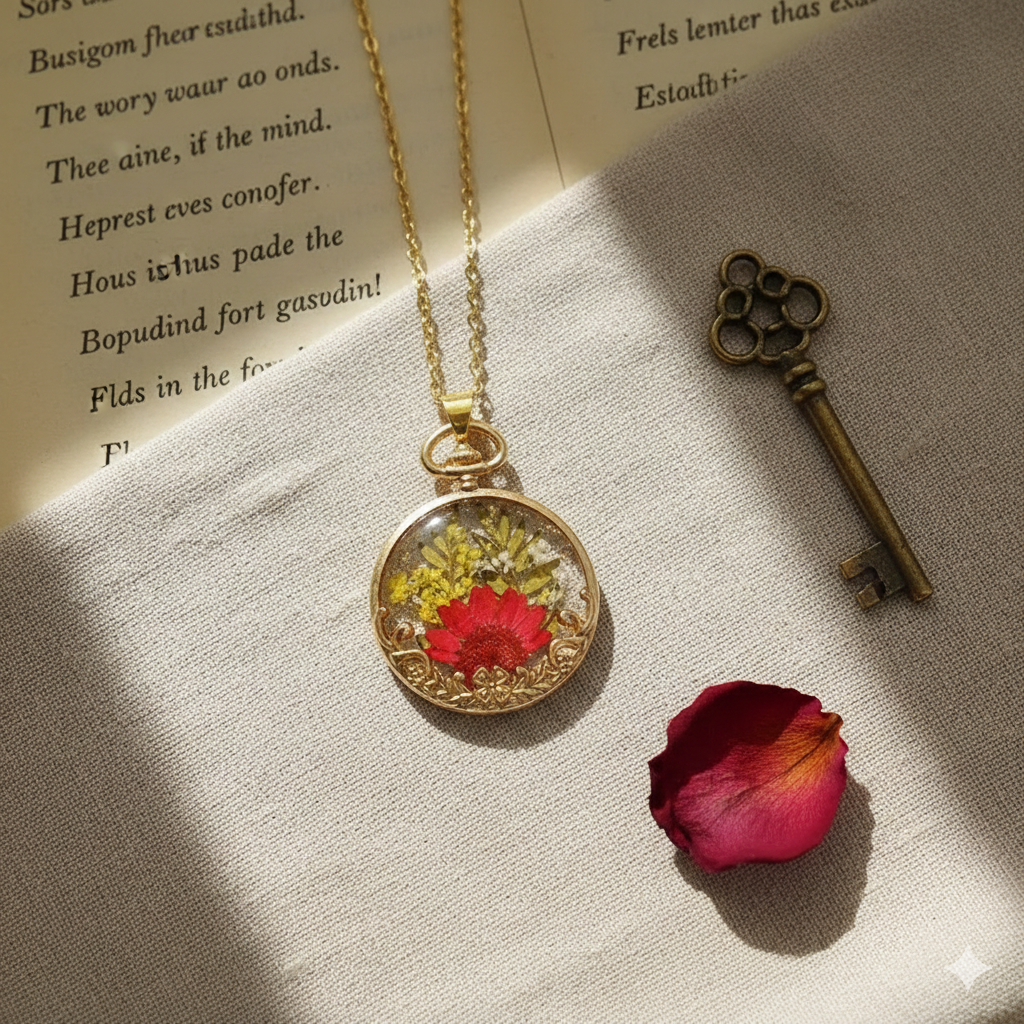 The Gilded Meadow Locket