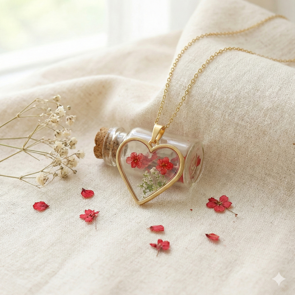 The Scarlet Duet Necklace